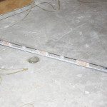 Wood Grain Tile Flooring Checking Level